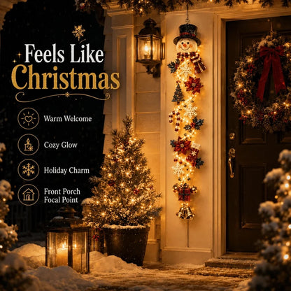 🎄MerryCascade Glowing Christmas Door Hanger
