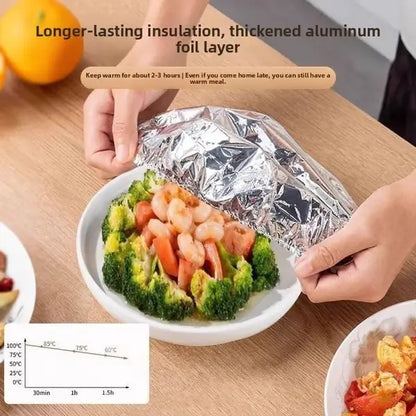 🔥HOT SALE 49% OFF🥘🍽️Aluminum Foil Heat-Retaining Cover – Keep Food Warm & Fresh✨