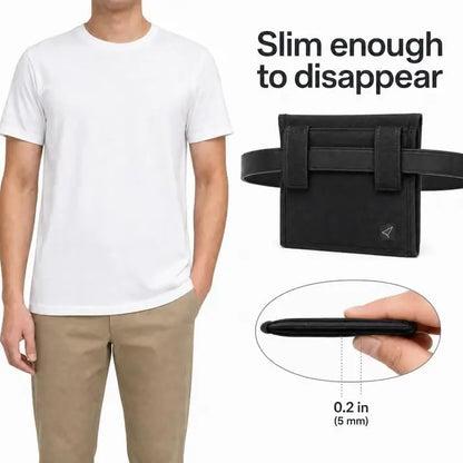 Hidden Travel Money Belt Wallet