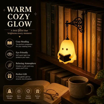 👻Bookshelf Decor Light Warm LED Hanging Lantern