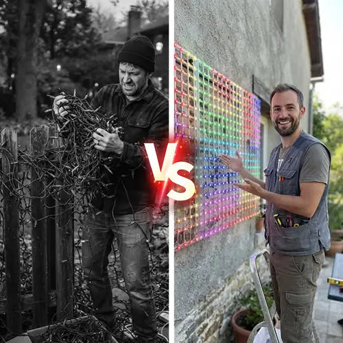 Integrated RGB Pixel Net Light Mesh